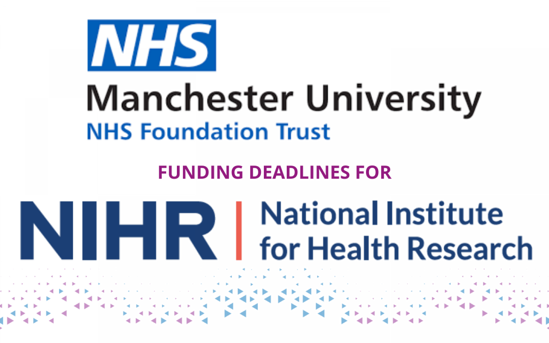 NIHR Deadline Overview – April 2022